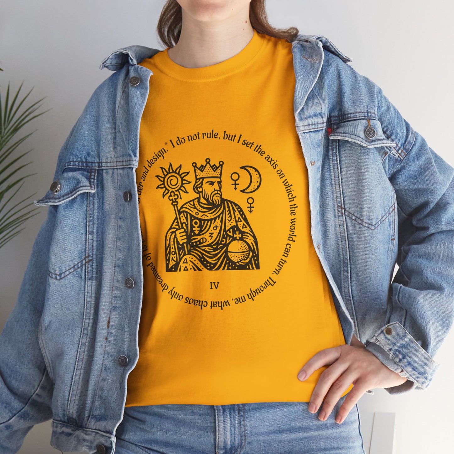 The Emperor - ArcanaPop T-Shirt – Where Tarot Magic Meets Pop Art