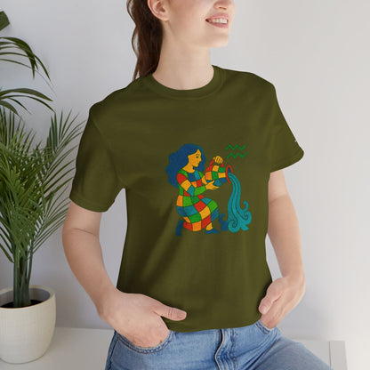 AQUARIUS - T-shirt, The Zodiac in Colors
