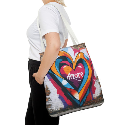 Artistic Surge - Eco-Friendly Canvas Tote Bag - HEART