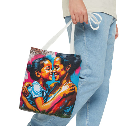 Artistic Surge - Eco-Friendly Canvas Tote Bag - SMILING HUG