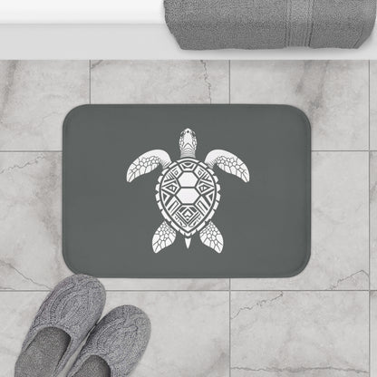 Tribal Bath Mat. Ocean Energy, Tribal Style