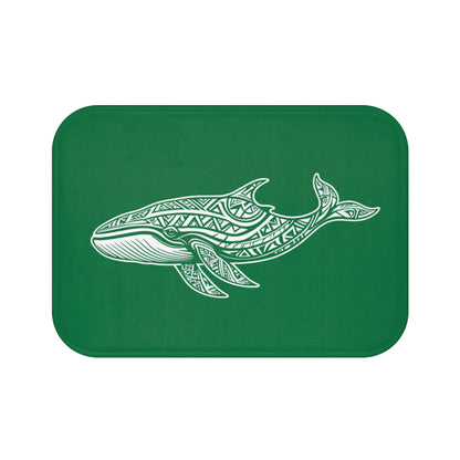 Tribal Bath Mat. Ocean Energy, Tribal Style