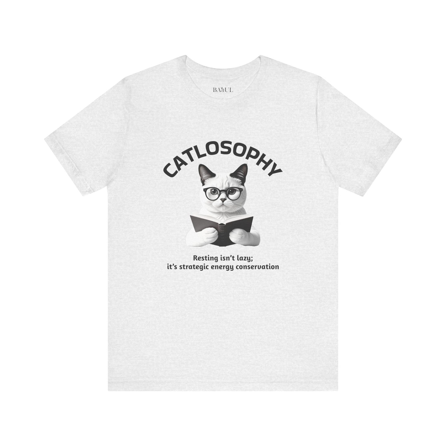 Catlosophy Unisex Jersey Short Sleeve Tee –  "Resting isn't Lazy" Design