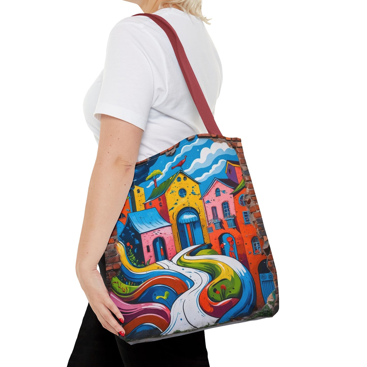 Artistic Surge - Eco-Friendly Canvas Tote Bag - HOUSES