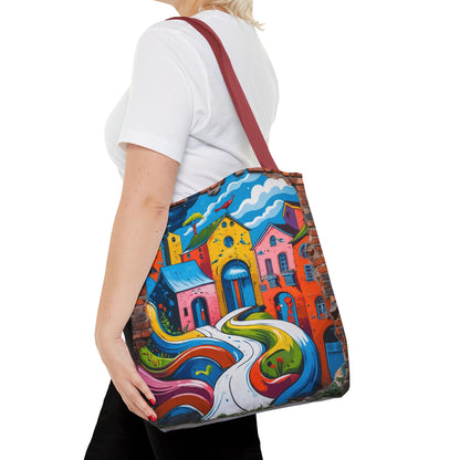 Artistic Surge - Eco-Friendly Canvas Tote Bag - HOUSES