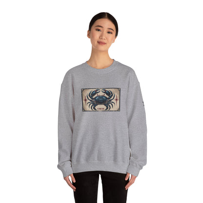 Cancer - Gothic Zodiac Blue Sweatshirt