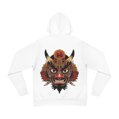 Bold Oni Mask Hoodie - Japanese Irezumi Tattoo Art Streetwear