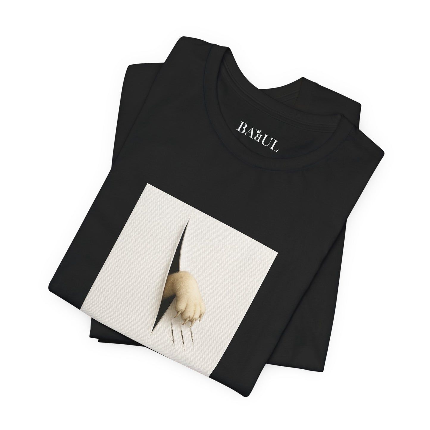 CATART Unisex Jersey Cat T-Shirt - FONTANA - Iconic Painting Reimagined with Cats