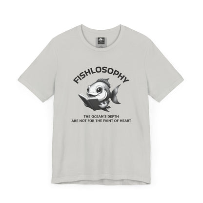 Fishlosophy Unisex Jersey Short Sleeve Tee –  The Ocean' depth is not for the faint of heart