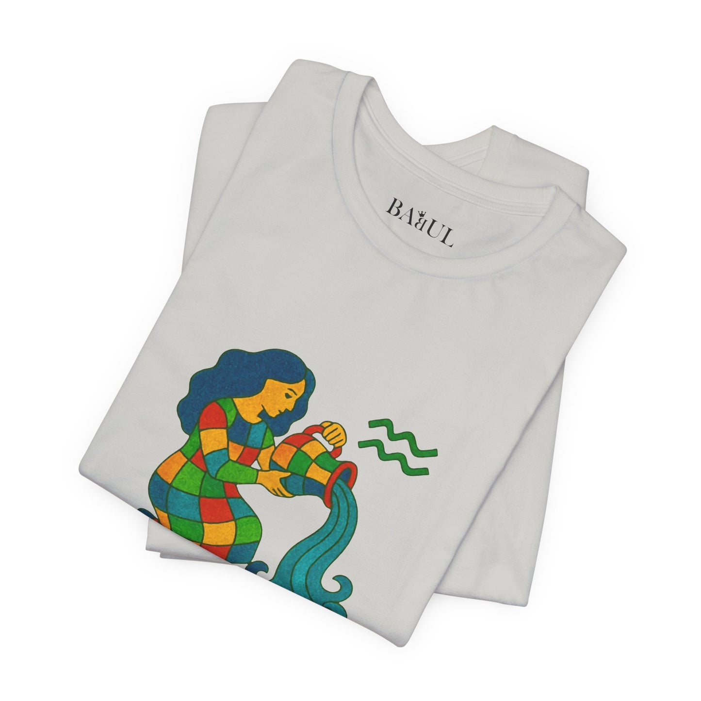AQUARIUS - T-shirt, The Zodiac in Colors