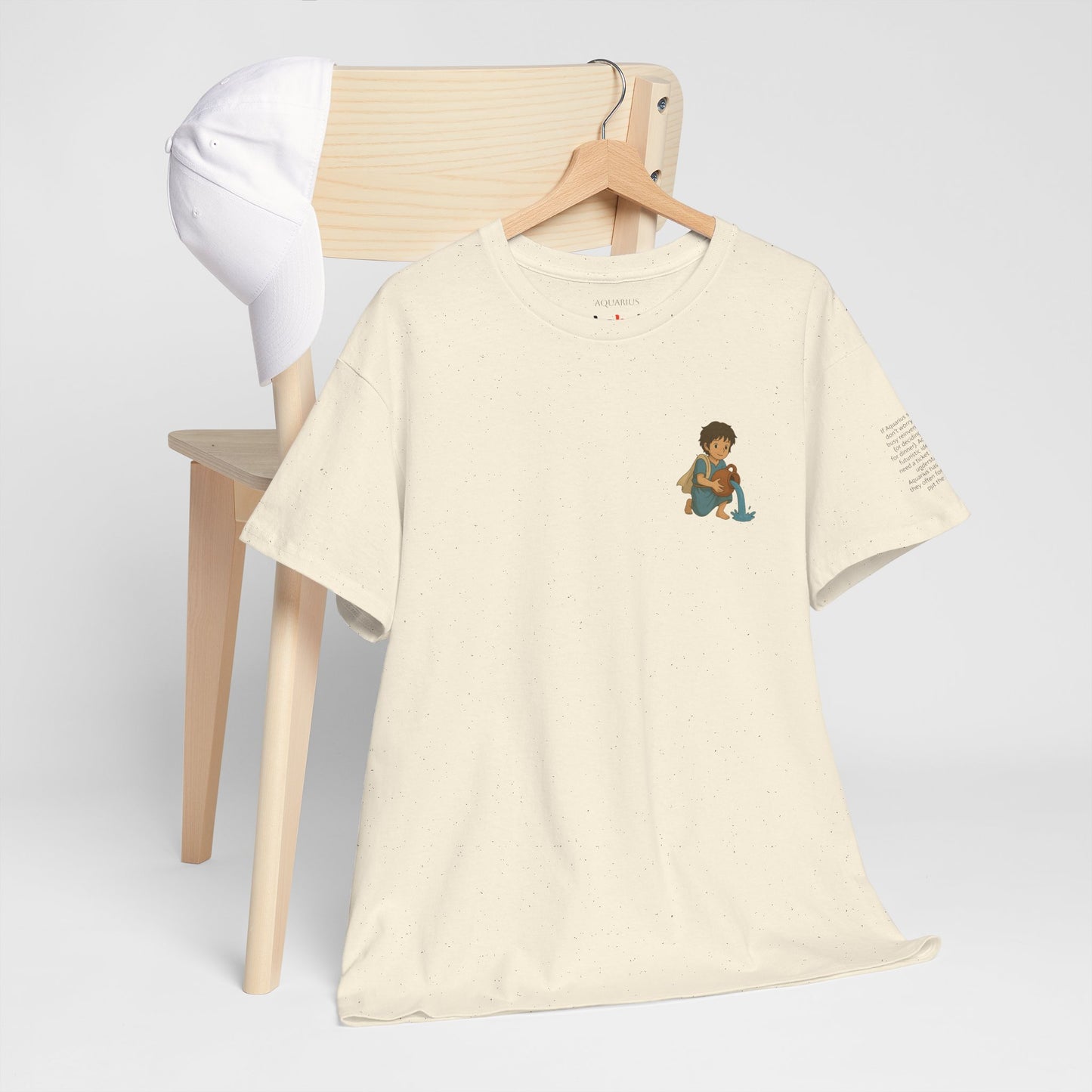 AQUARIUS - Dreamy Zodiac T-Shirts – The Magic of the Stars in Ghibli Style