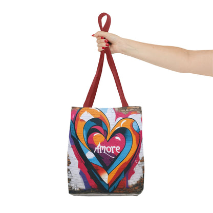 Artistic Surge - Eco-Friendly Canvas Tote Bag - HEART