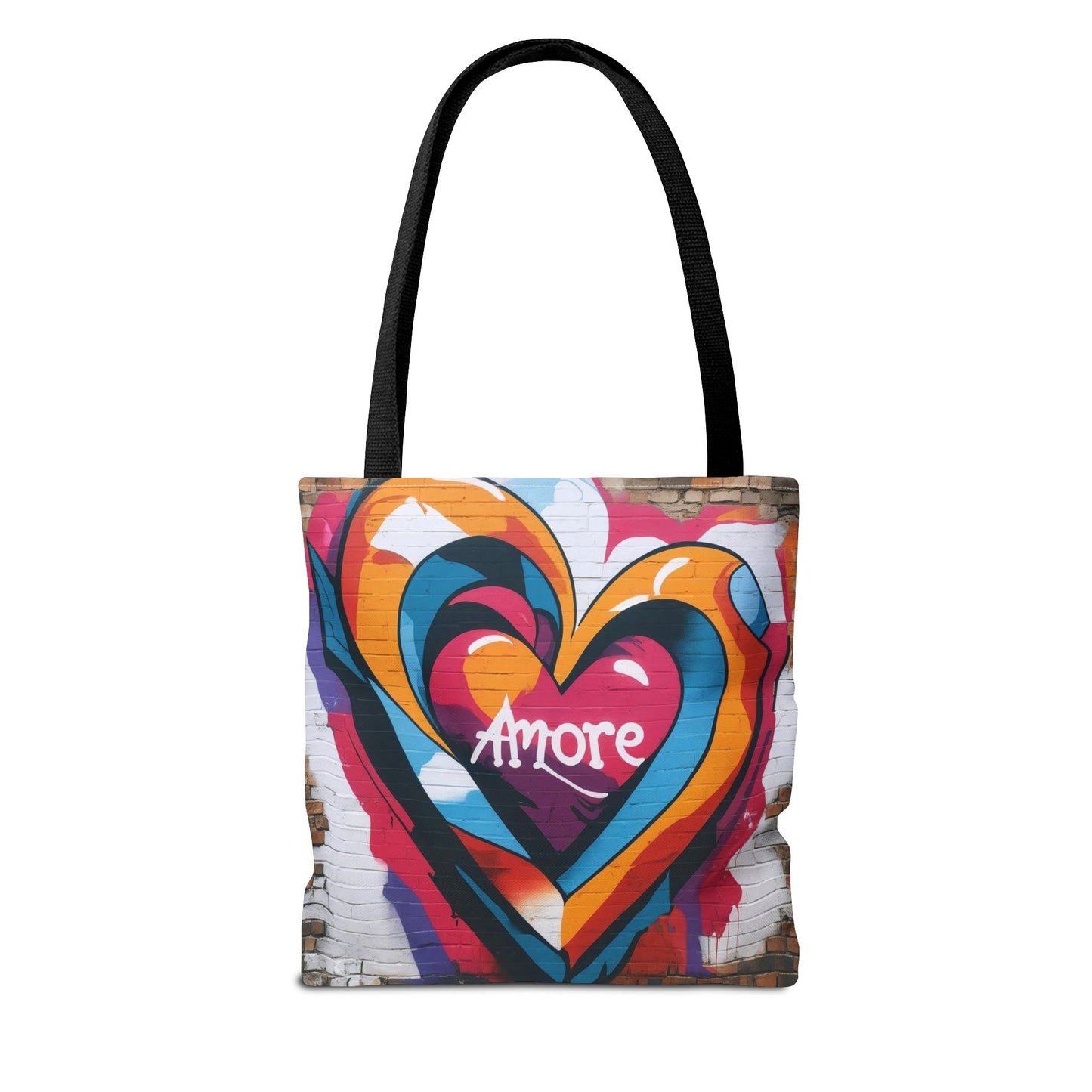 Artistic Surge - Eco-Friendly Canvas Tote Bag - HEART