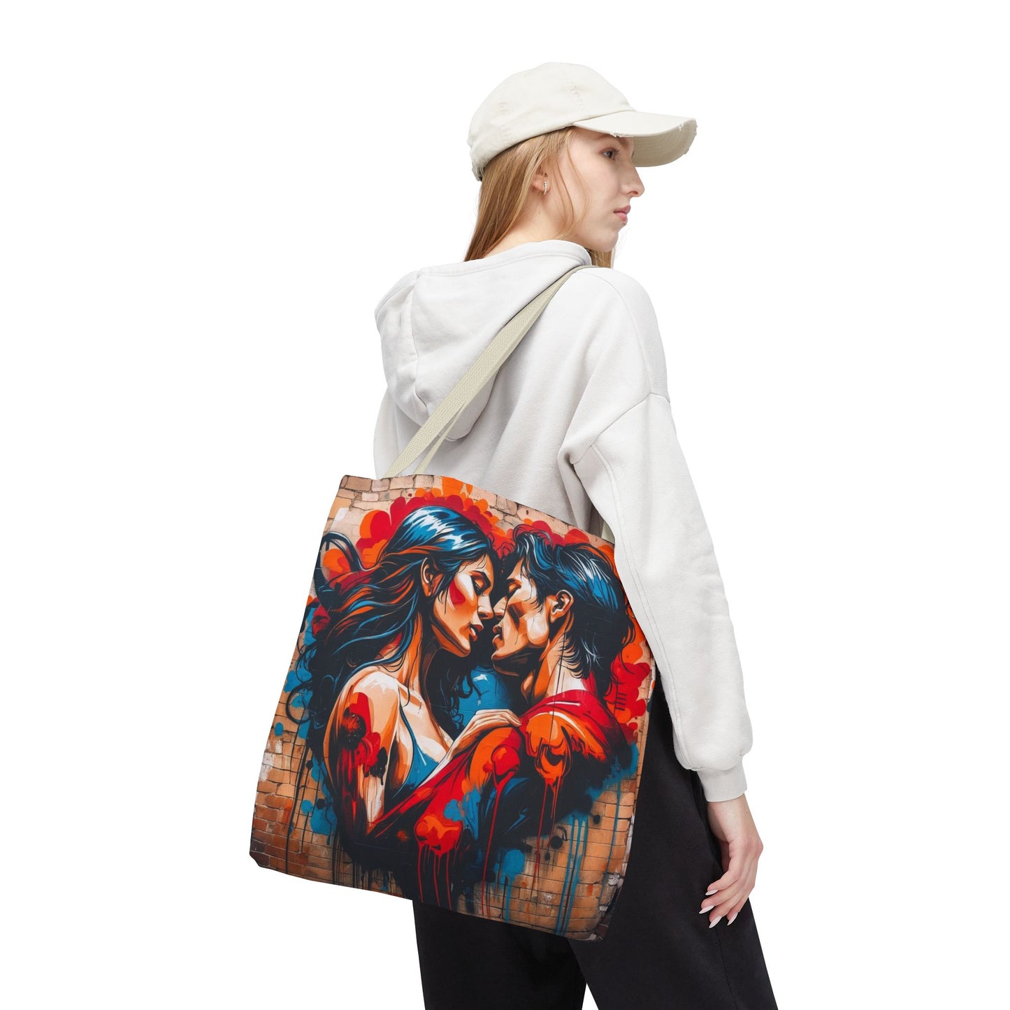 Artistic Surge - Eco-Friendly Canvas Tote Bag - LOVERS