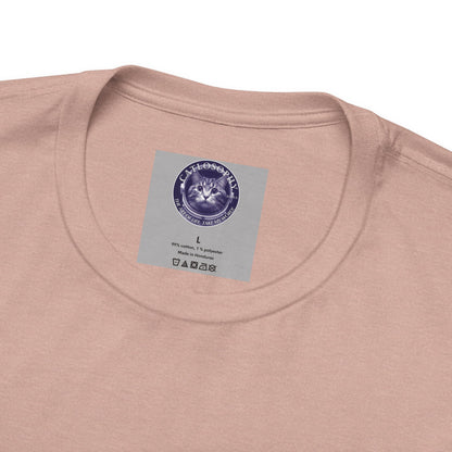 Catlosophy Unisex Jersey Short Sleeve Tee –  "Be mysterious" Design