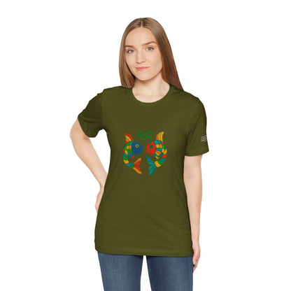 PISCES - T-shirt, The Zodiac in Colors