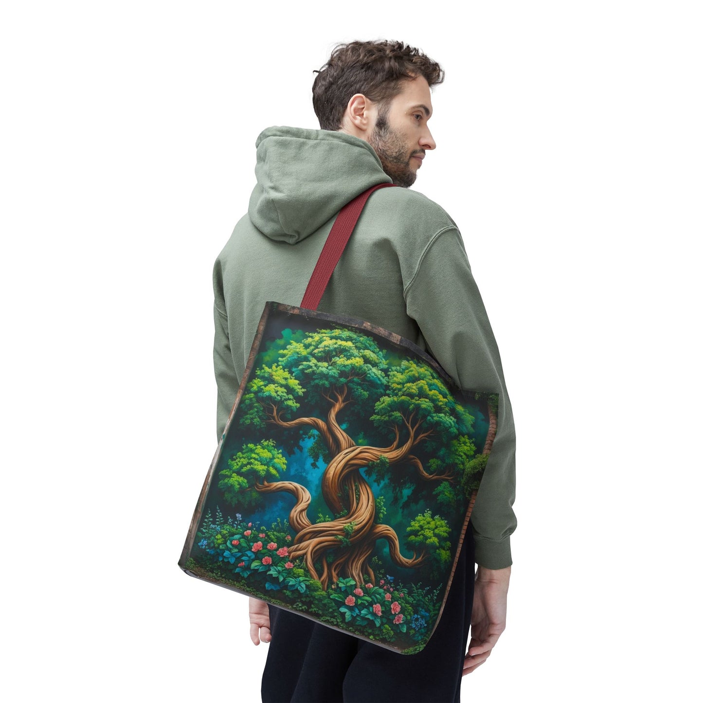 Artistic Surge - Eco-Friendly Canvas Tote Bag - TREE