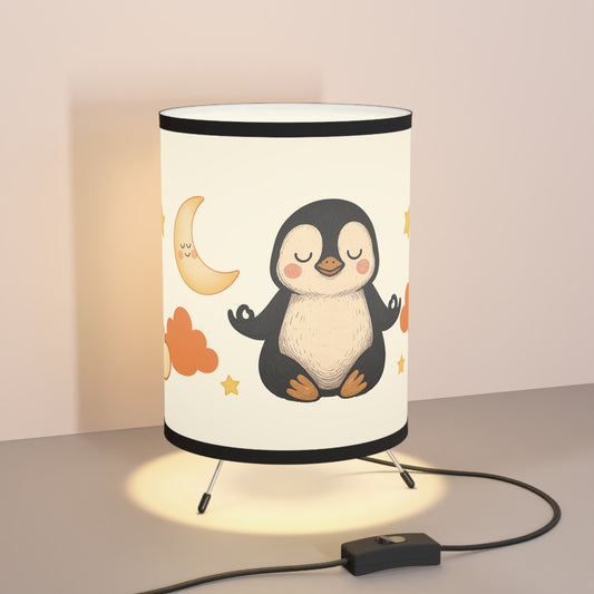 ZEN INSIDE Calming Tripod Lamp. Penguin