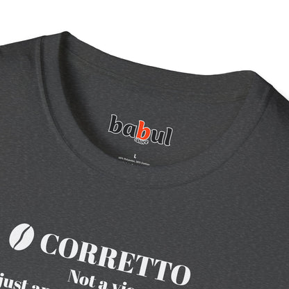 CoffeeTherapy T-Shirt – Irony Is the Best Cure (Right After Coffee)