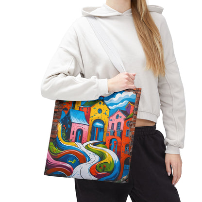 Artistic Surge - Eco-Friendly Canvas Tote Bag - HOUSES