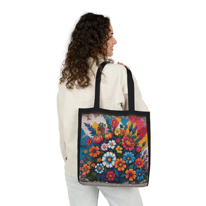 Artistic Surge - Eco-Friendly Canvas Tote Bag - FLOWERS