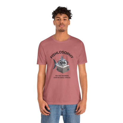 Fishlosophy Unisex Jersey Short Sleeve Tee –  See the vastness even in small spaces