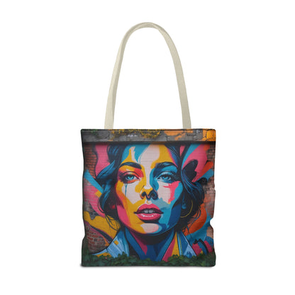 Artistic Surge - Eco-Friendly Canvas Tote Bag - WOMAN'S FACE
