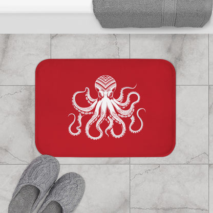 Tribal Bath Mat. Ocean Energy, Tribal Style