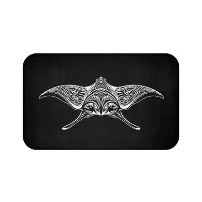 Tribal Bath Mat. Ocean Energy, Tribal Style