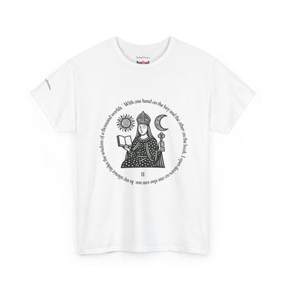 The High Priestess - ArcanaPop T-Shirt – Where Tarot Magic Meets Pop Art