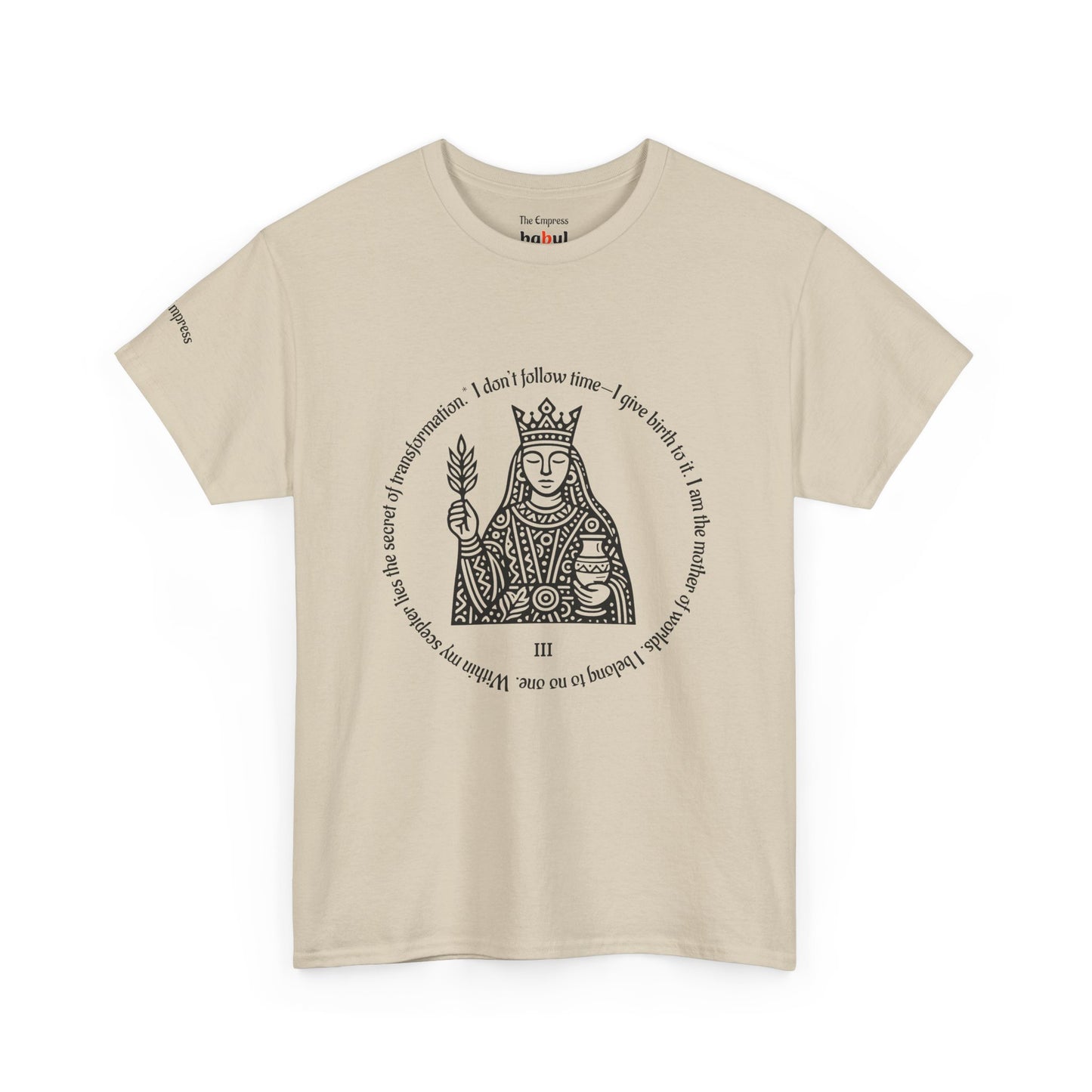 The Empress - ArcanaPop T-Shirt – Where Tarot Magic Meets Pop Art