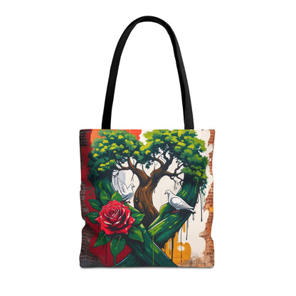 Artistic Surge - Eco-Friendly Canvas Tote Bag - ROSE