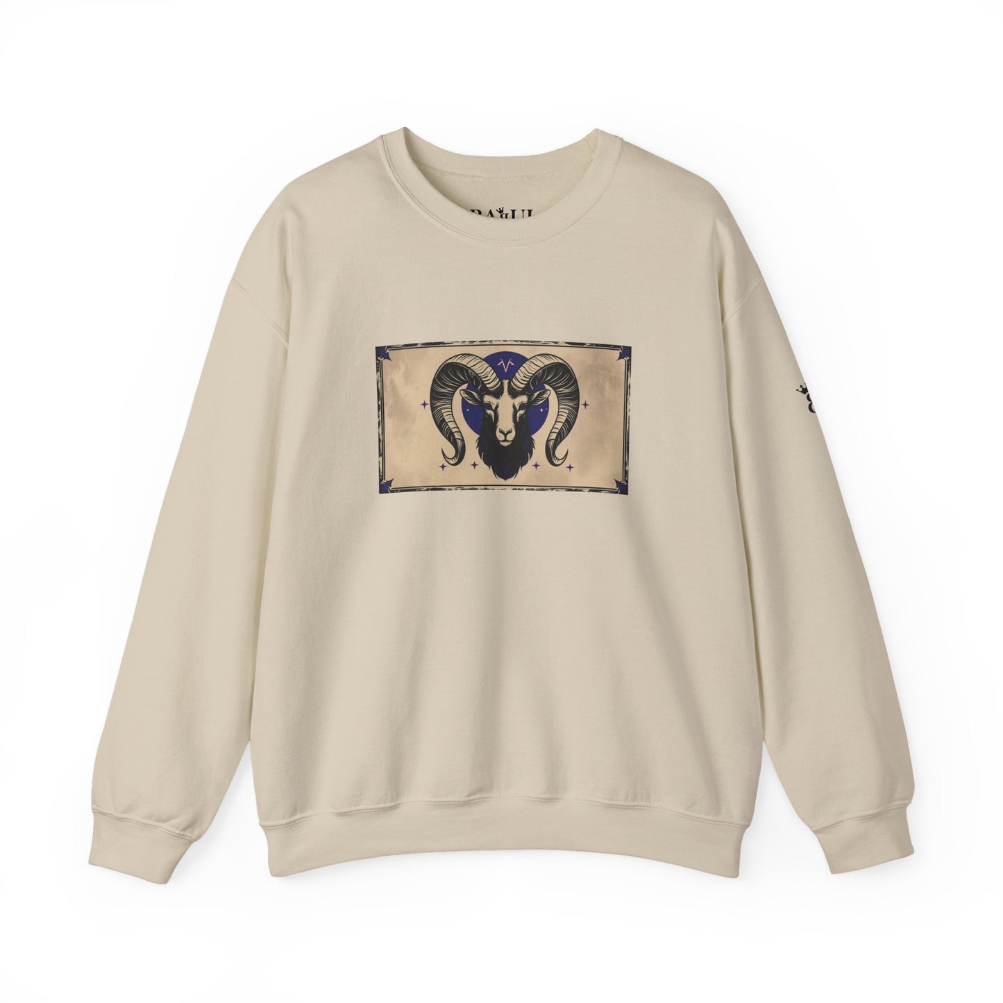 Aries - Gothic Zodiac Blue Sweatshirt