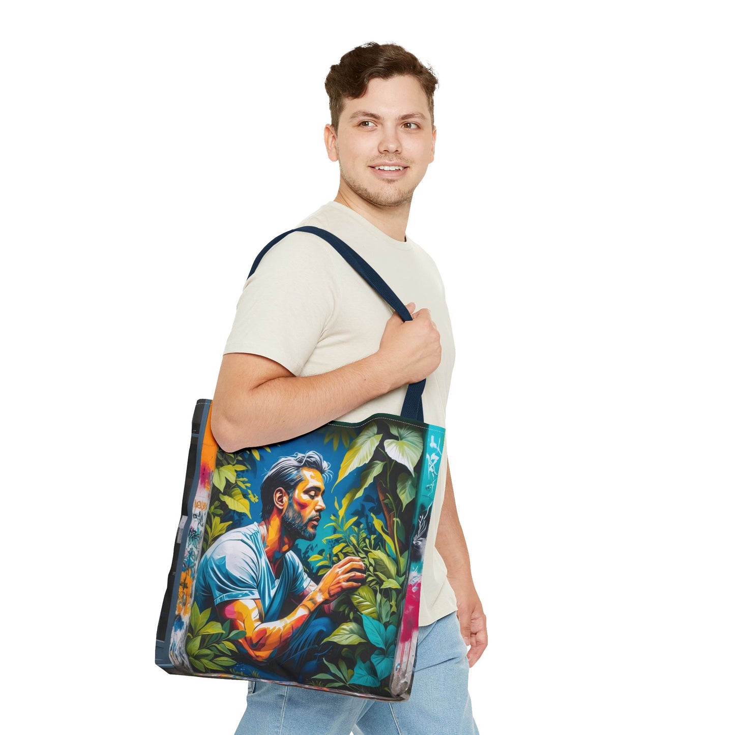 Artistic Surge - Eco-Friendly Canvas Tote Bag - LOVE FOR NATURE