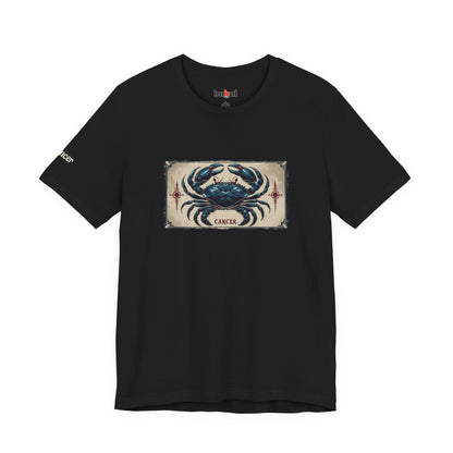 Cancer - Gothic Zodiac T-Shirt. Zodiac in the Shadows