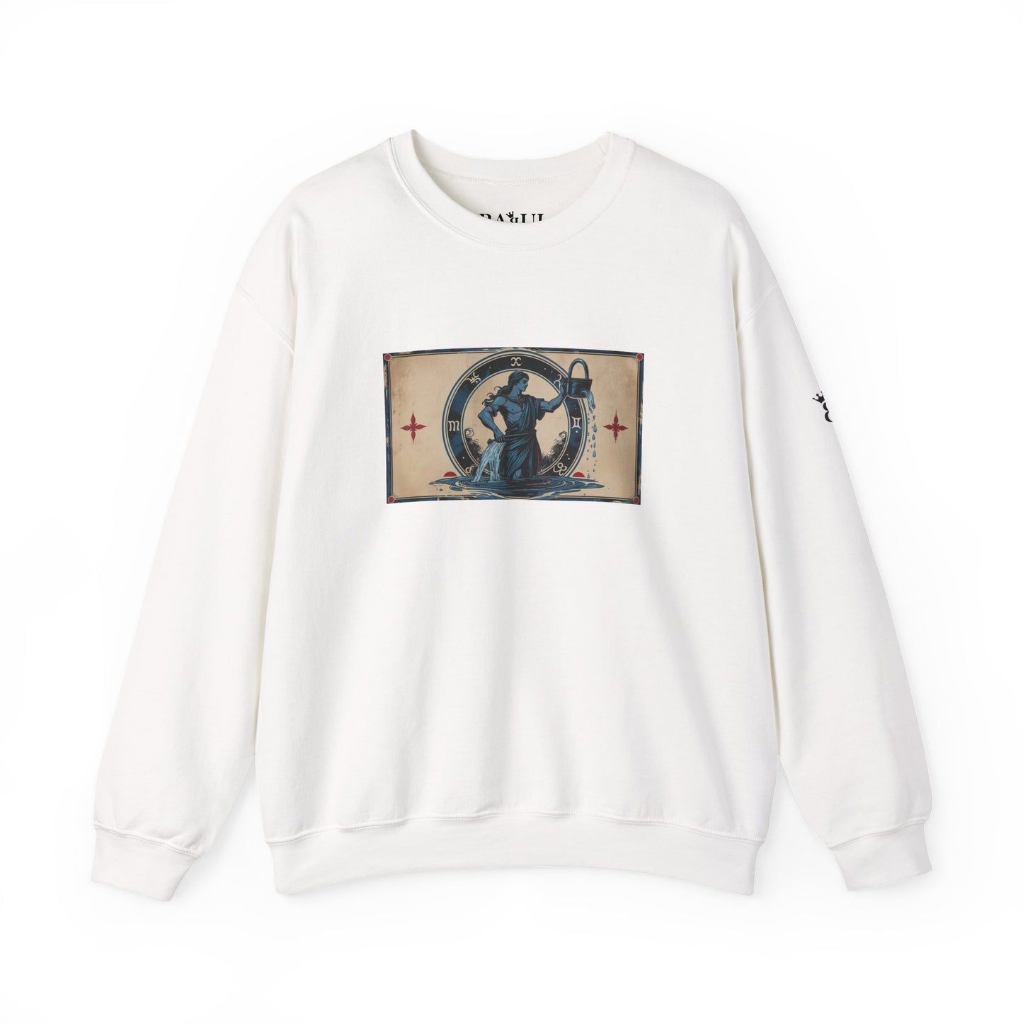 Aquarius - Gothic Zodiac Blue Sweatshirt