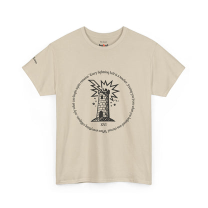 The Tower - ArcanaPop T-Shirt – Where Tarot Magic Meets Pop Art