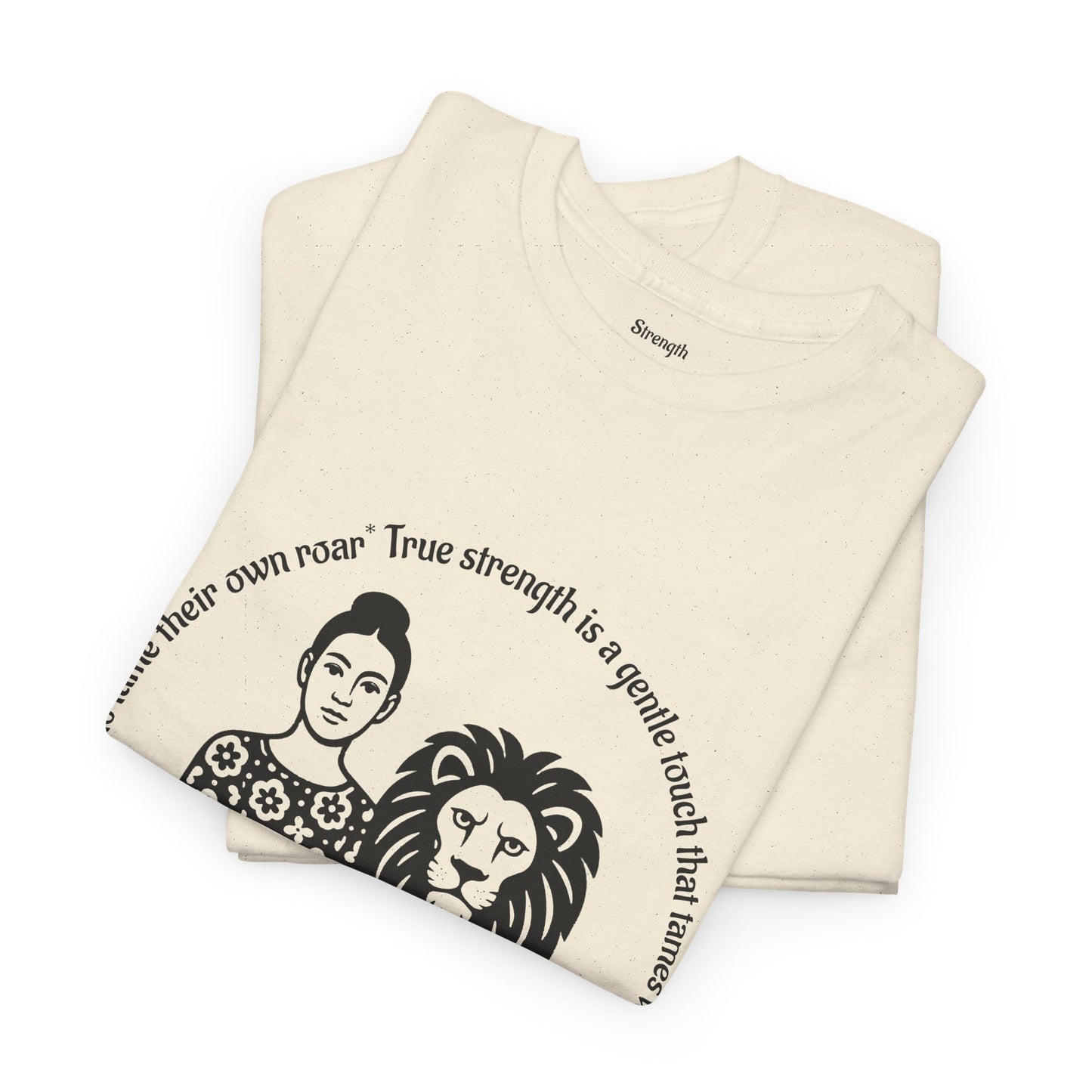 Strength - ArcanaPop T-Shirt – Where Tarot Magic Meets Pop Art