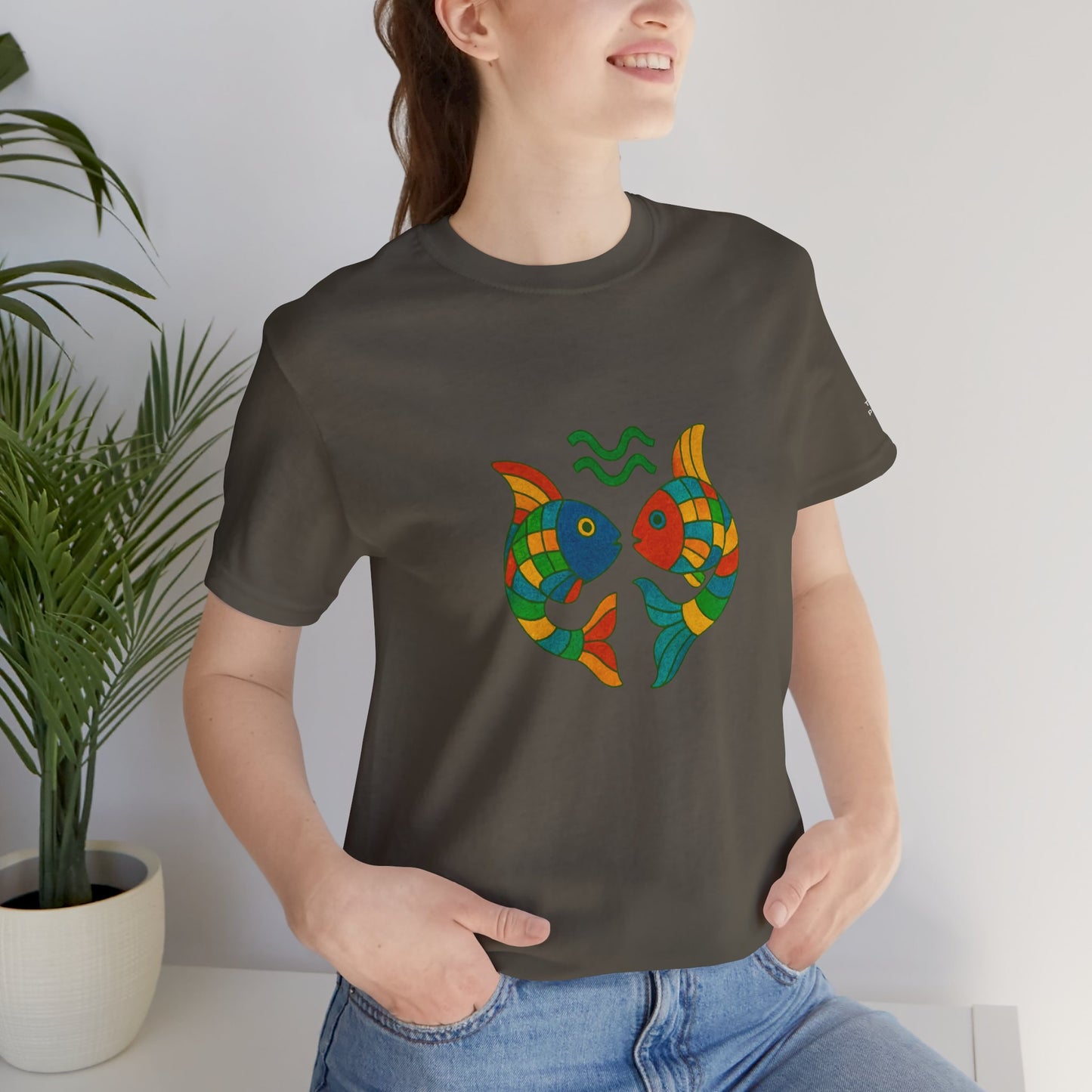 PISCES - T-shirt, The Zodiac in Colors