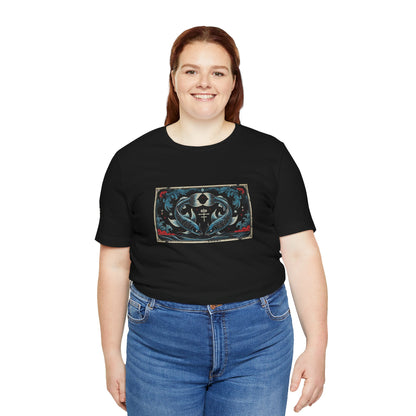 Pisces - Gothic Zodiac T-Shirt. Zodiac in the Shadows
