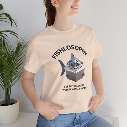 Fishlosophy Unisex Jersey Short Sleeve Tee –  See the vastness even in small spaces