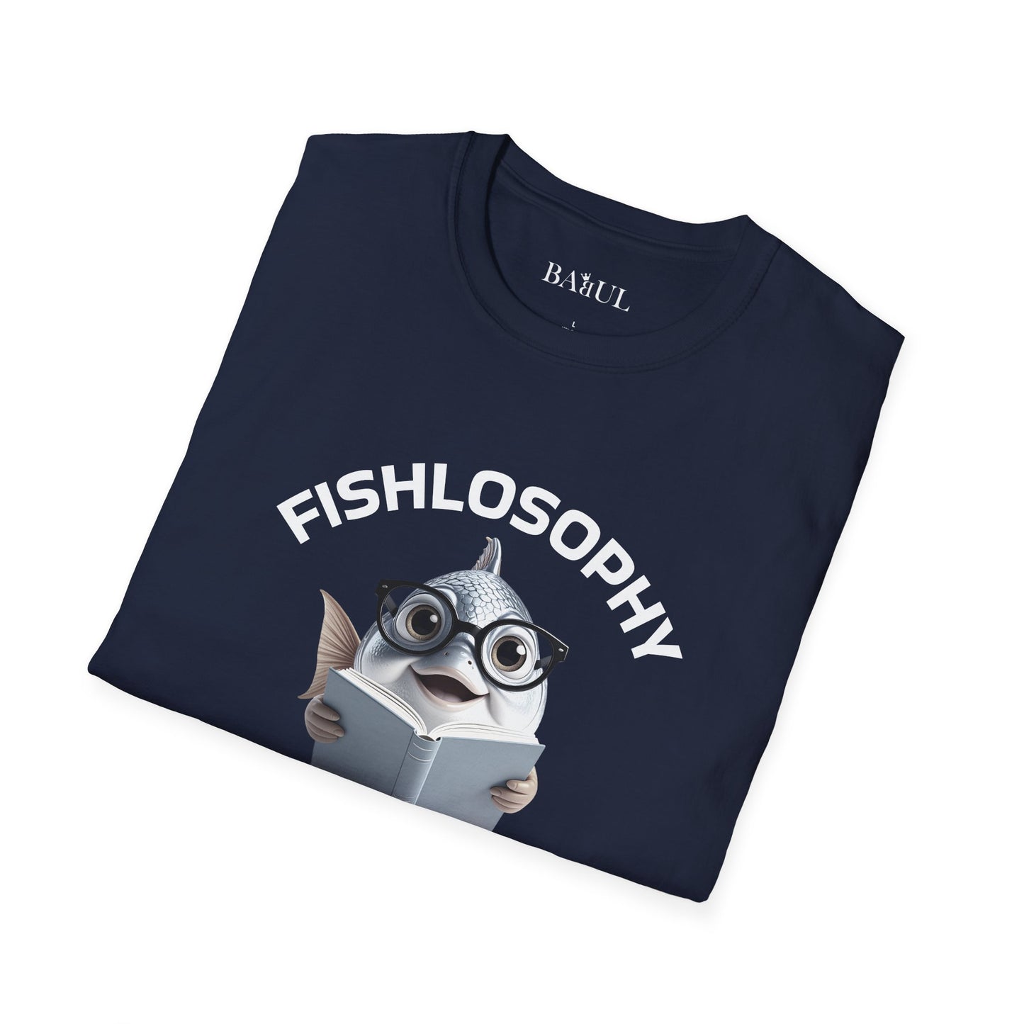 Fishlosophy Unisex T-Shirt - Ocean Vibes and Life's Questions Design - The Cure For Everything Is Salt Water