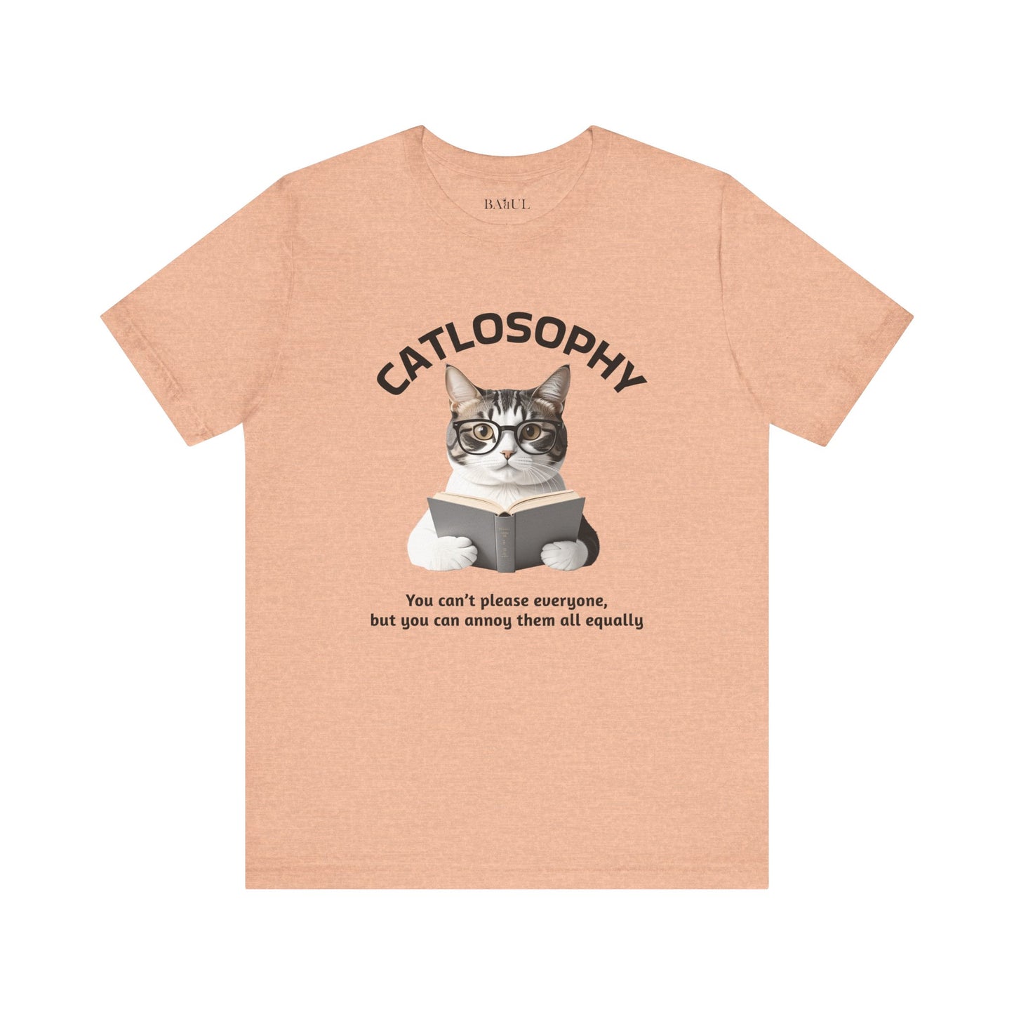 Catlosophy Unisex Jersey Short Sleeve Tee –  "You can't please everyone" Design