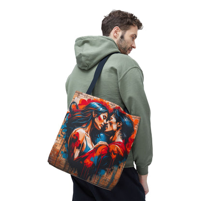 Artistic Surge - Eco-Friendly Canvas Tote Bag - LOVERS