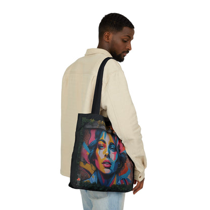 Artistic Surge - Eco-Friendly Canvas Tote Bag - FEMALE FACE