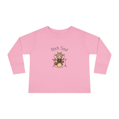 Magliette Rock Soul per bambini - Capretta - Dolci animali con un ritmo ribelle