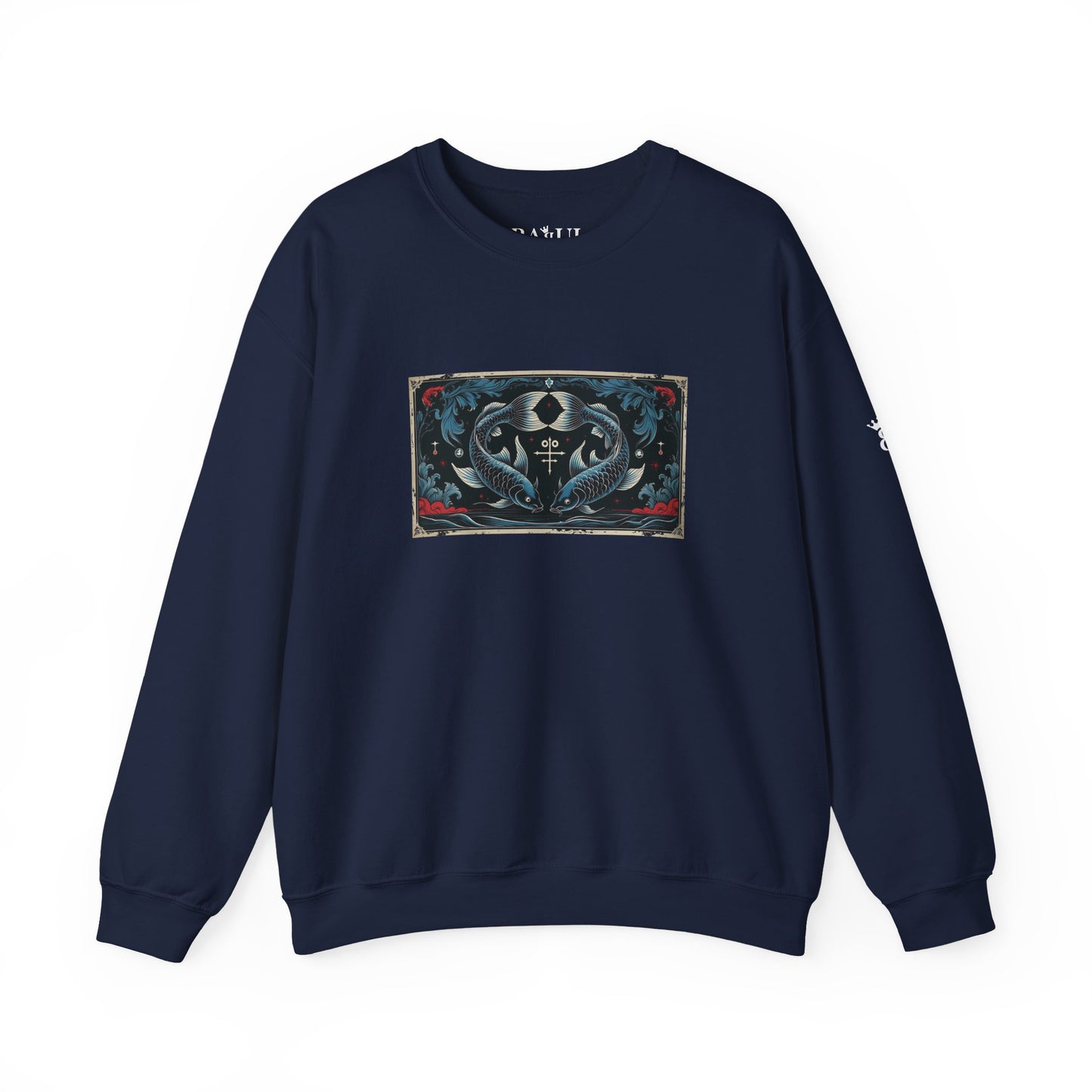 Pisces - Gothic Zodiac Blue Sweatshirt