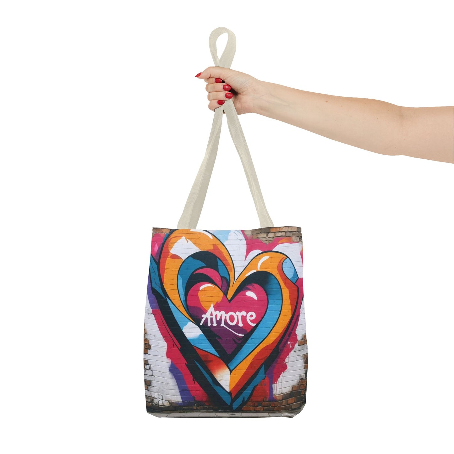 Artistic Surge - Eco-Friendly Canvas Tote Bag - HEART
