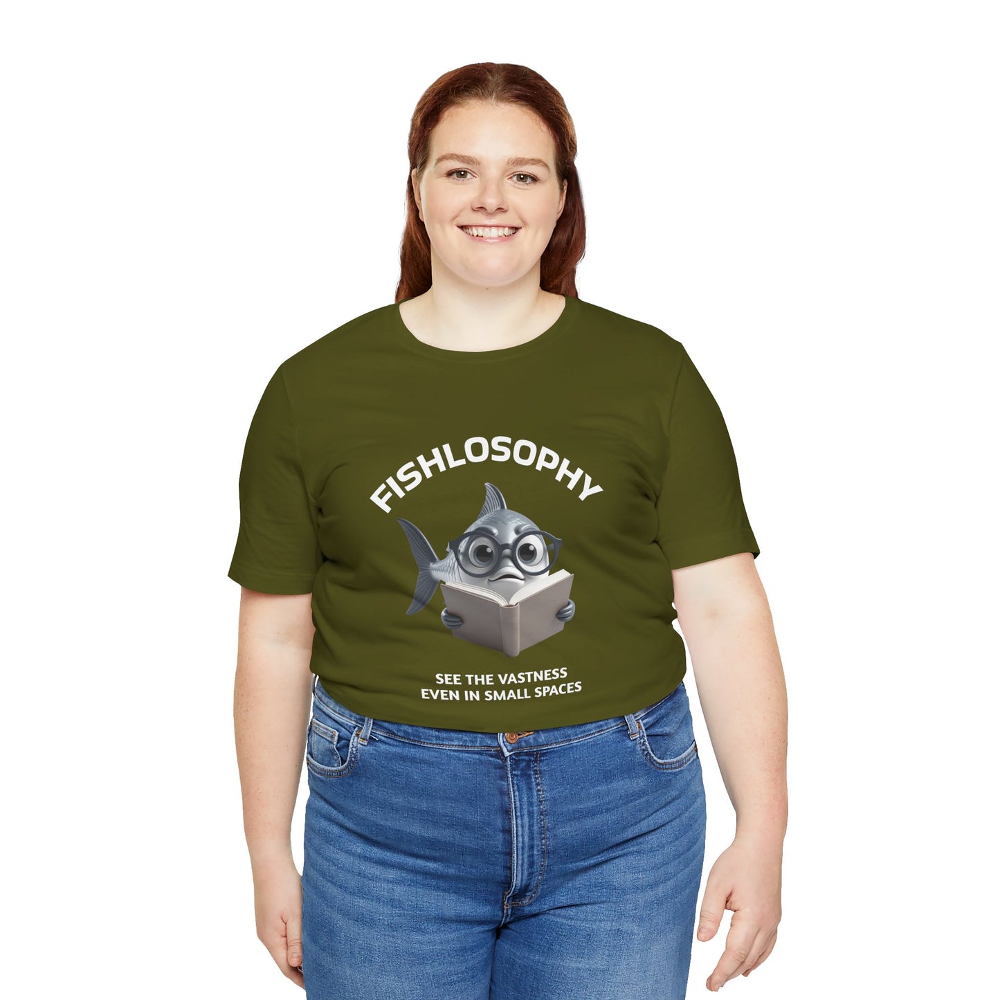 Fishlosophy Unisex Jersey Short Sleeve Tee –  See the vastness even in small spaces