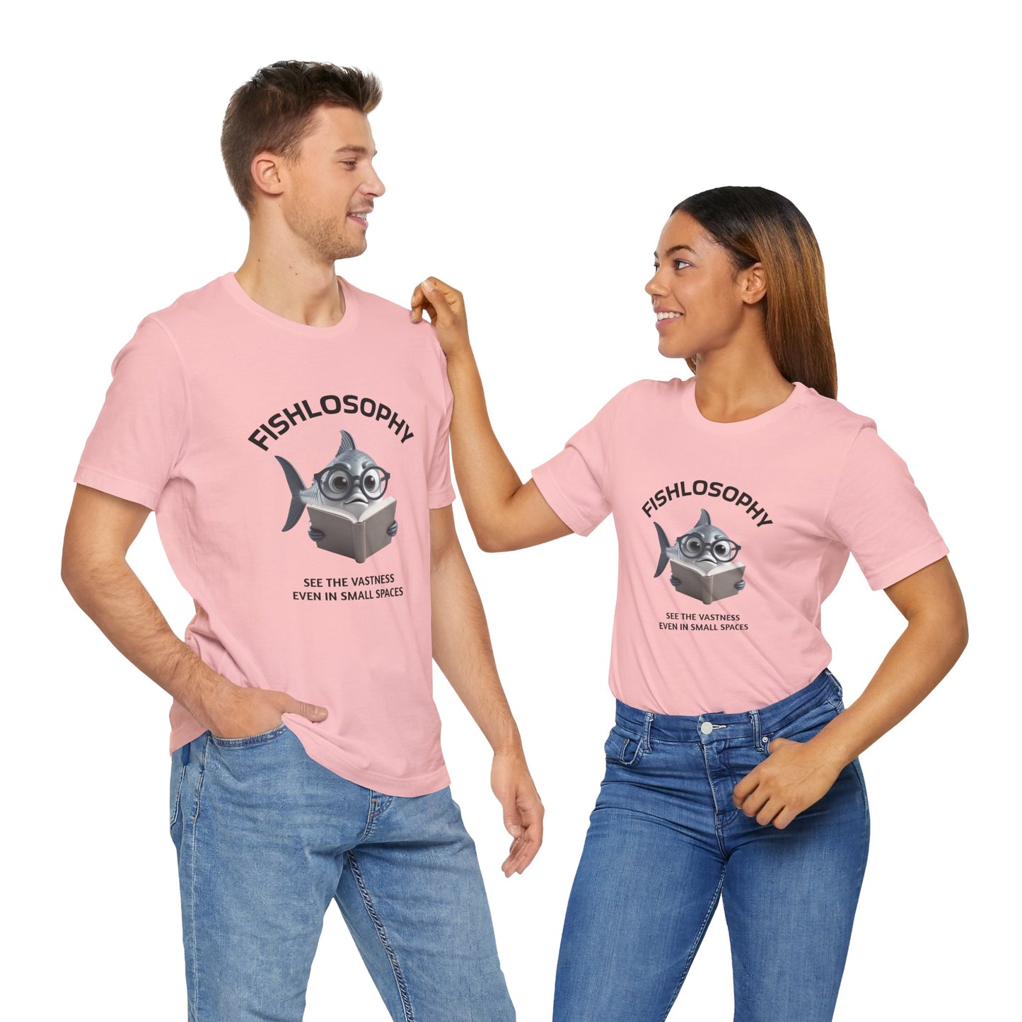 Fishlosophy Unisex Jersey Short Sleeve Tee –  See the vastness even in small spaces